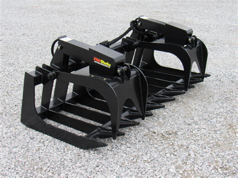 heavy duty grapple bucket for skid steer|best skid steer grapple bucket.